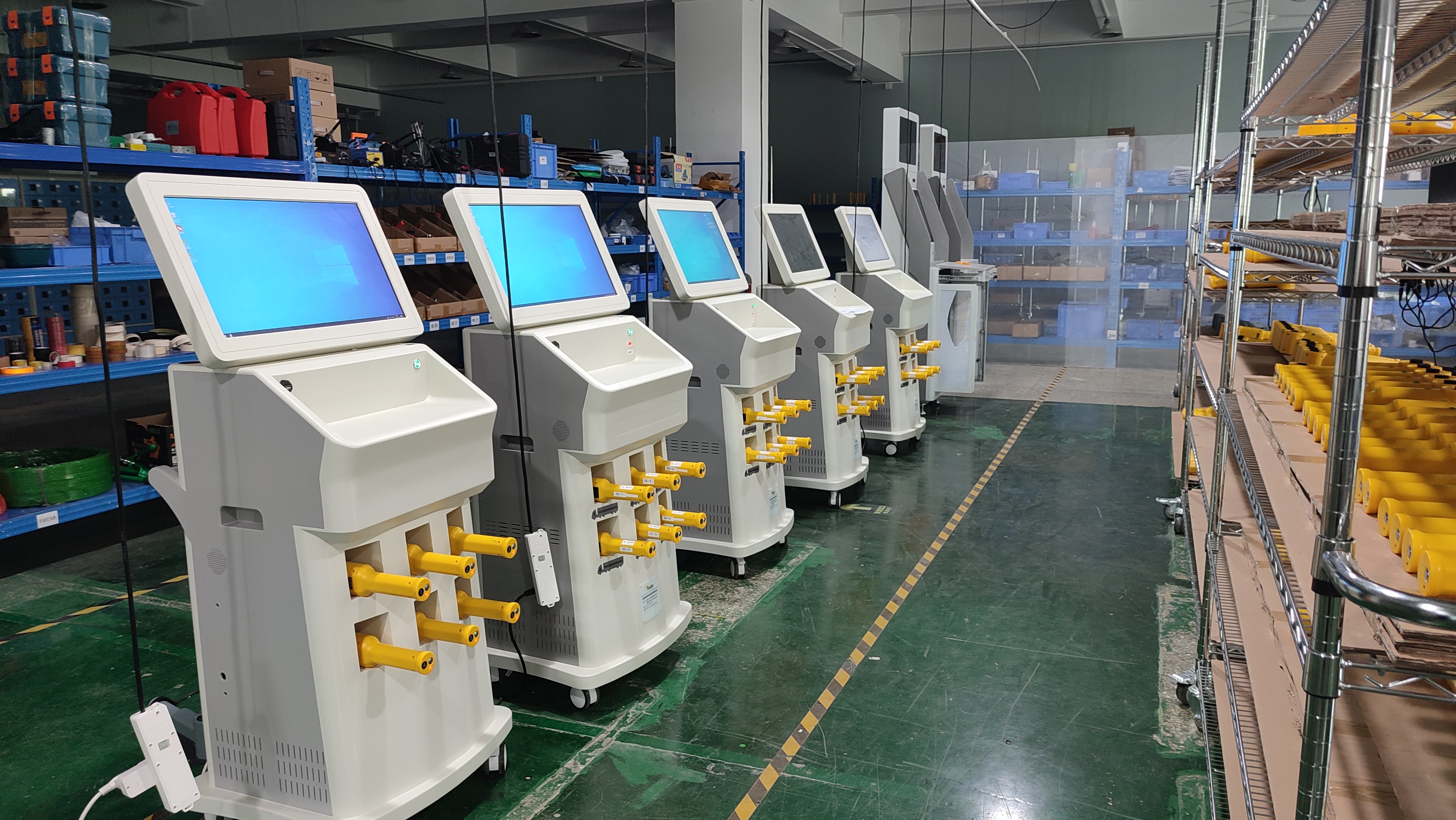 生产车间 微震成品测试区